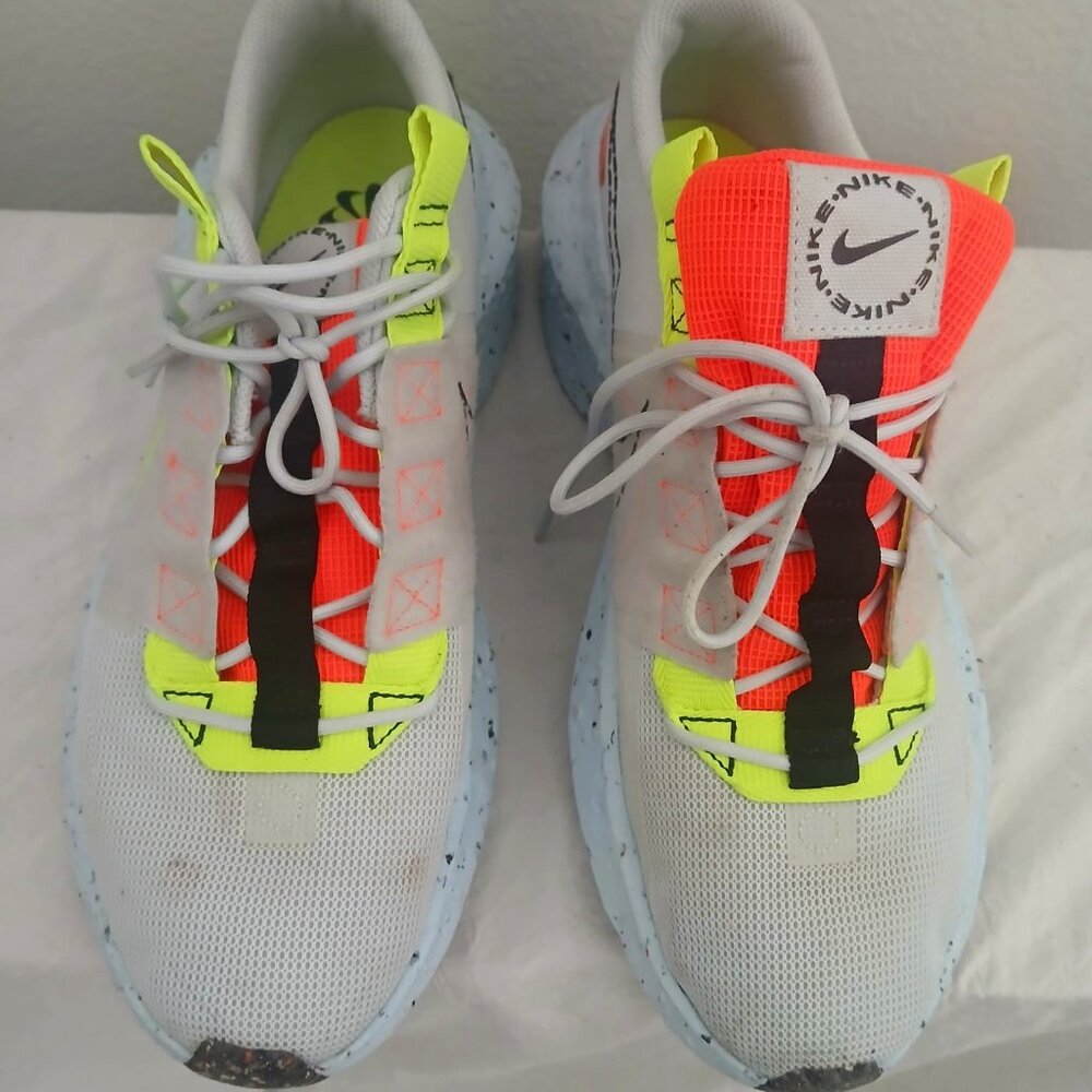 multi color nike shoe